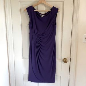 Dressbarn Purple Cinch Dress